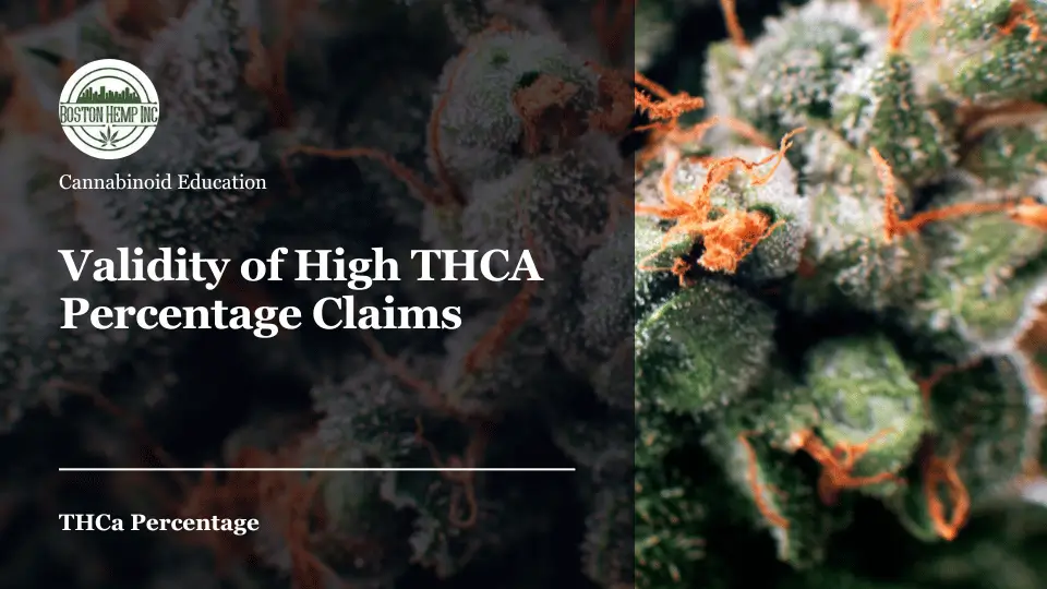 Validity of High THCA Percentage Claims