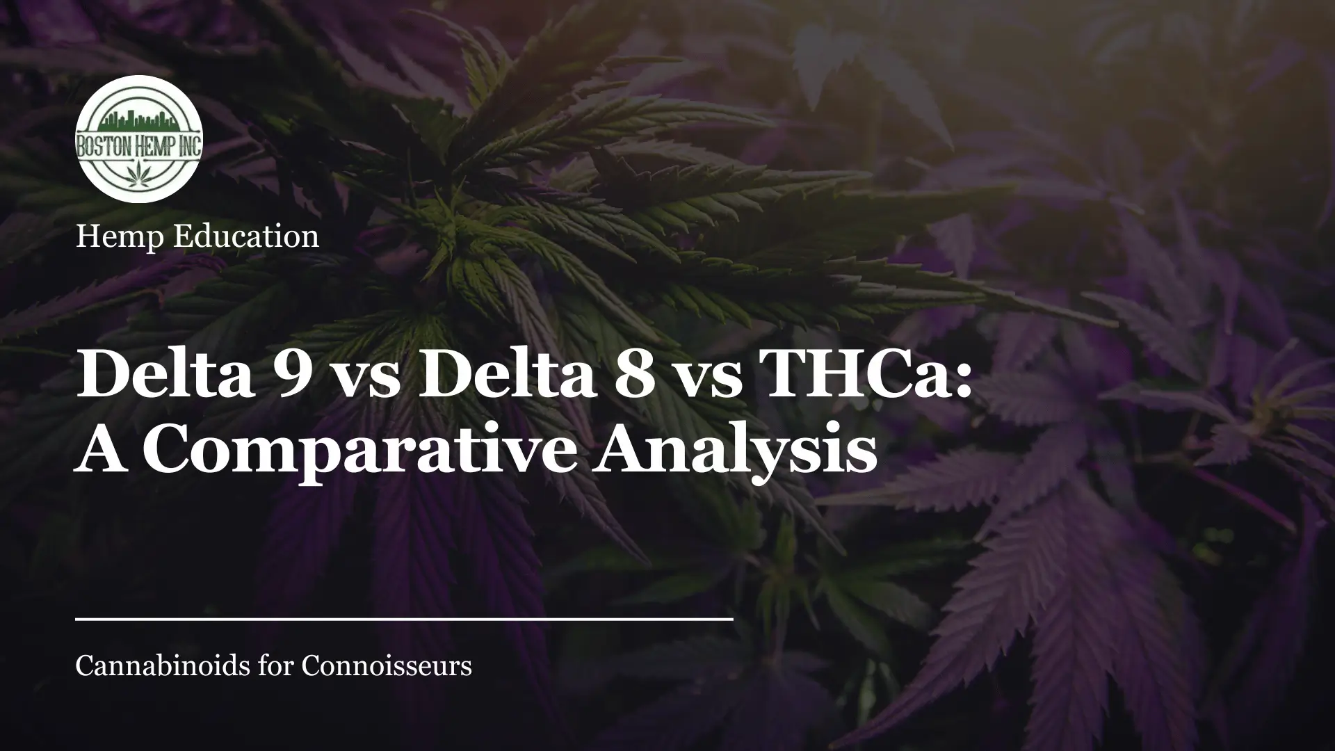 Delta 9 vs Delta 8 vs THCa_ A Comparative Analysis