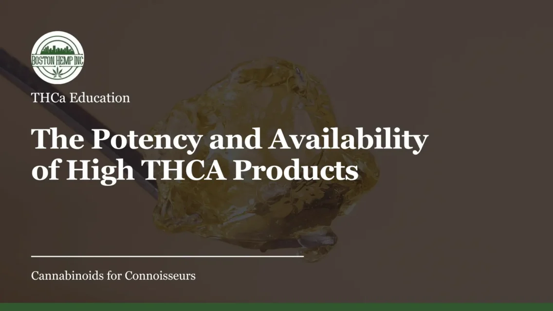 The Potency and Availability of High THCA Products